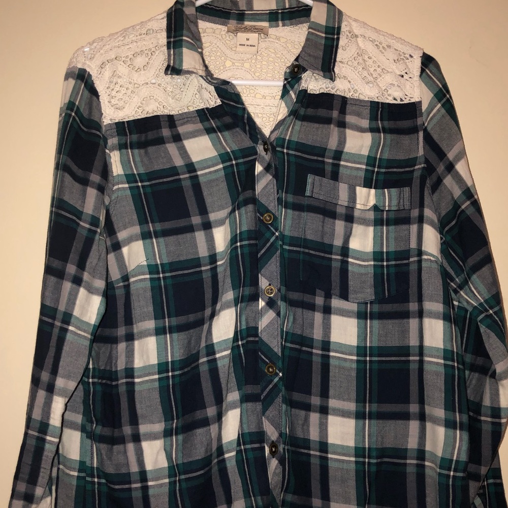 Lucky brand button up blouse